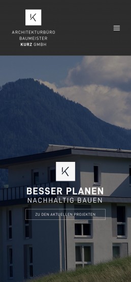 Responsive Webdesign Tirol - Architekt Kurz